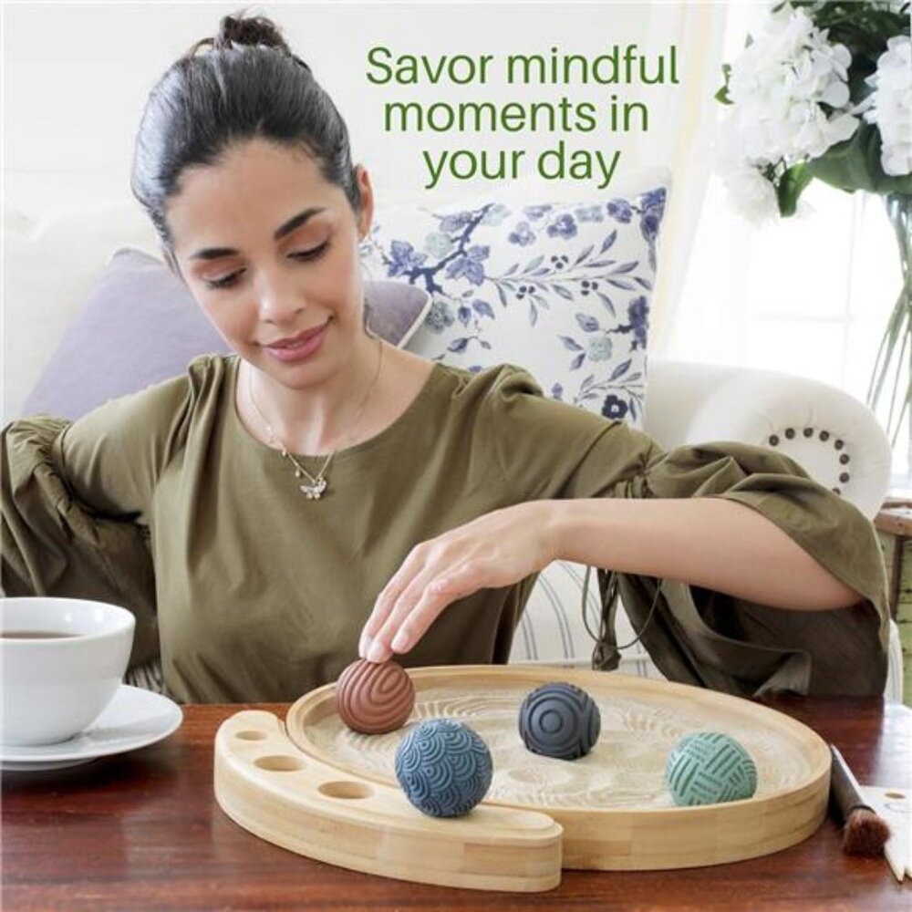 Japanese Zen Garden Kit for Desk - Premium Sand Garden - Mini Zen Décor Office - Picture 2 of 7